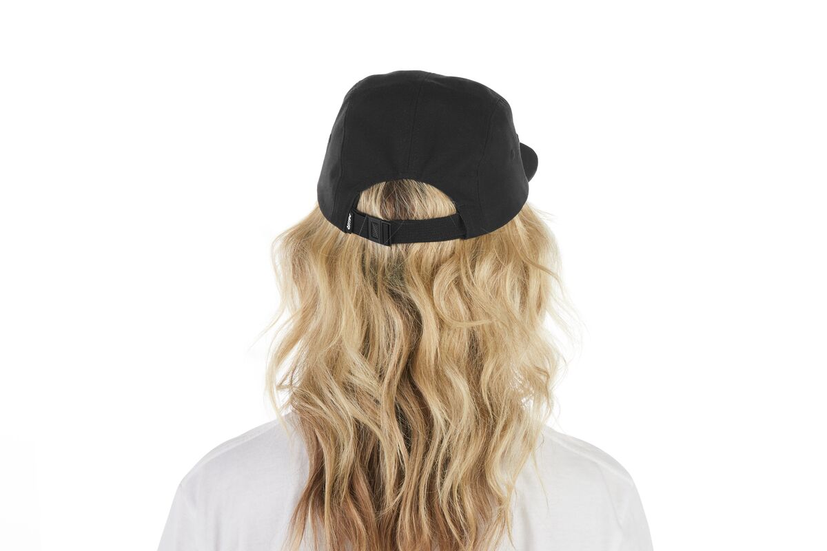 recycled-poly-flat-brim-5-panel-hat-v7 WebPDP-HAT003002_Recycled_Poly_Flat_Brim_5Panel_Hat_Black_Studio_Harper_Studios_0723_Back__HAT003002OS.jpg