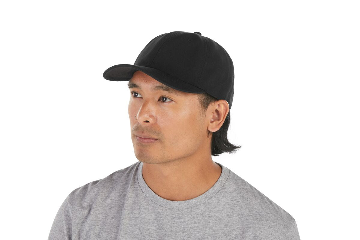 father-s-day-2026-dad-hat-r7 WebPDP-HAT004002_Recycled_Poly_Dad_Hat_Black_Studio_Harper_Studios_0723_Side__HAT004002OS.jpg