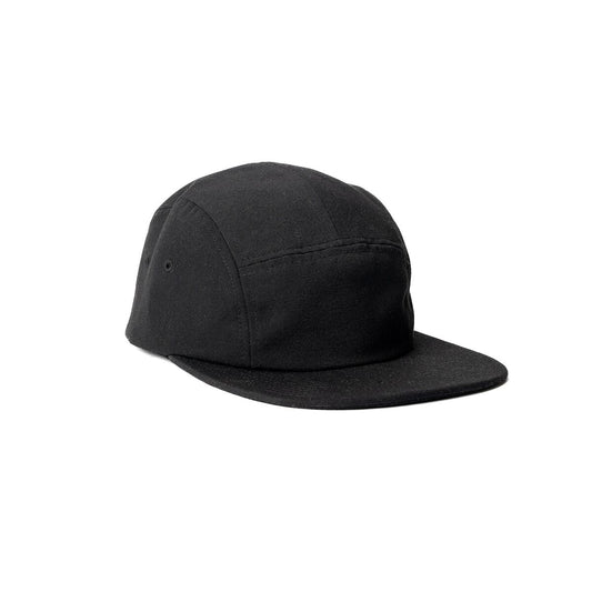 recycled-poly-flat-brim-5-panel-hat-v7 Web_PDP-FlatBrim5PanelHat_Studio_Front_Black.jpg